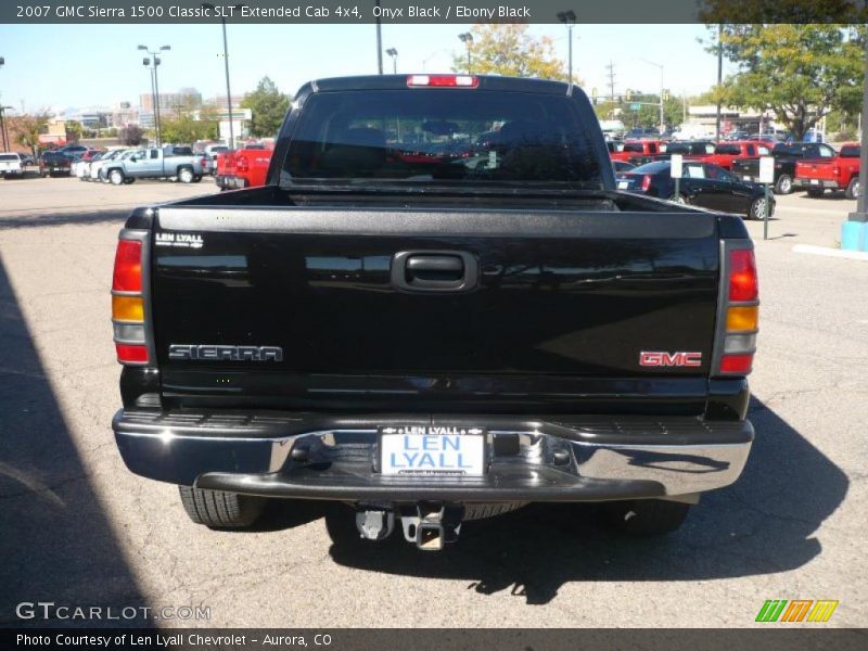 Onyx Black / Ebony Black 2007 GMC Sierra 1500 Classic SLT Extended Cab 4x4