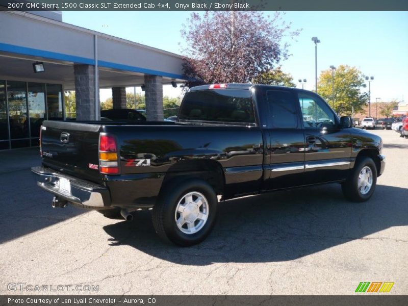 Onyx Black / Ebony Black 2007 GMC Sierra 1500 Classic SLT Extended Cab 4x4