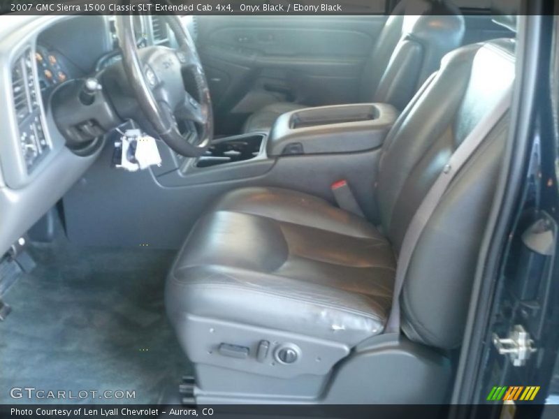 Onyx Black / Ebony Black 2007 GMC Sierra 1500 Classic SLT Extended Cab 4x4