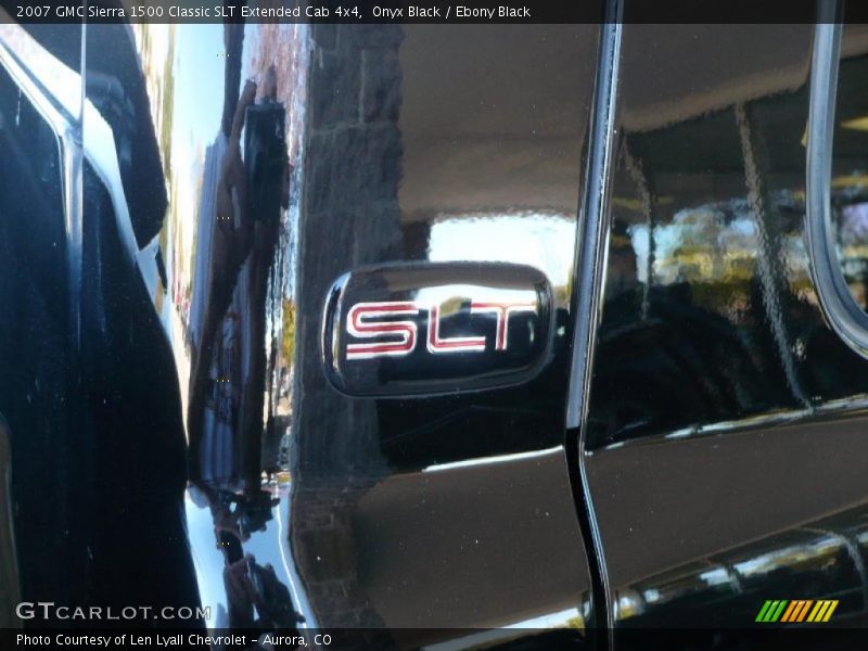 Onyx Black / Ebony Black 2007 GMC Sierra 1500 Classic SLT Extended Cab 4x4