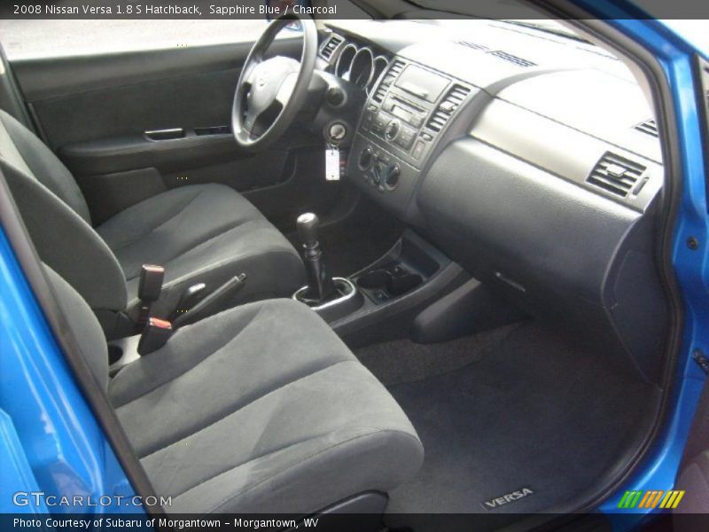 Sapphire Blue / Charcoal 2008 Nissan Versa 1.8 S Hatchback
