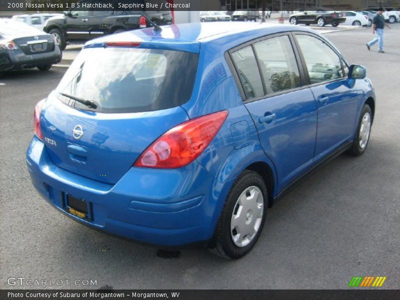 Sapphire Blue / Charcoal 2008 Nissan Versa 1.8 S Hatchback