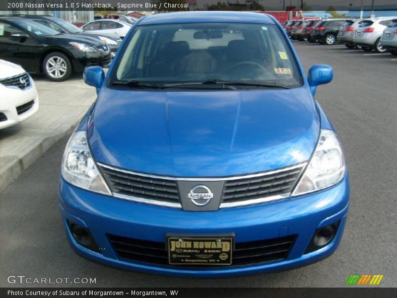 Sapphire Blue / Charcoal 2008 Nissan Versa 1.8 S Hatchback
