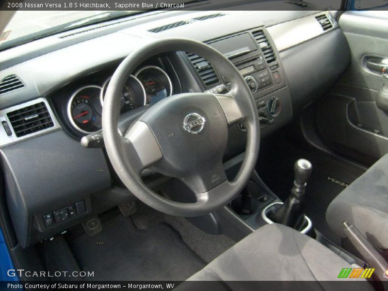 Sapphire Blue / Charcoal 2008 Nissan Versa 1.8 S Hatchback