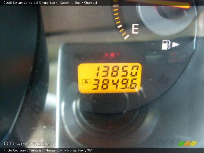 Sapphire Blue / Charcoal 2008 Nissan Versa 1.8 S Hatchback