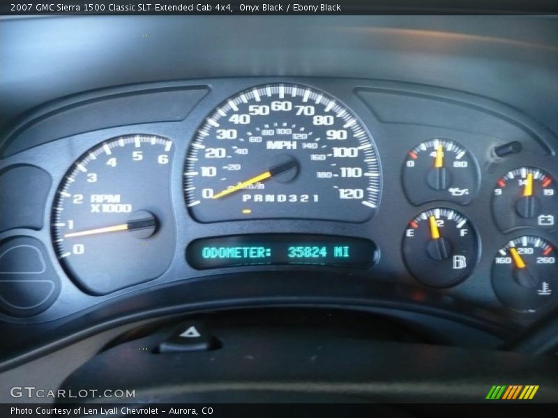 Onyx Black / Ebony Black 2007 GMC Sierra 1500 Classic SLT Extended Cab 4x4