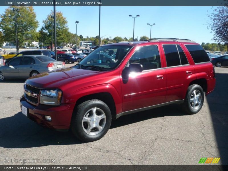 Red Jewel / Light Gray 2008 Chevrolet TrailBlazer LT 4x4