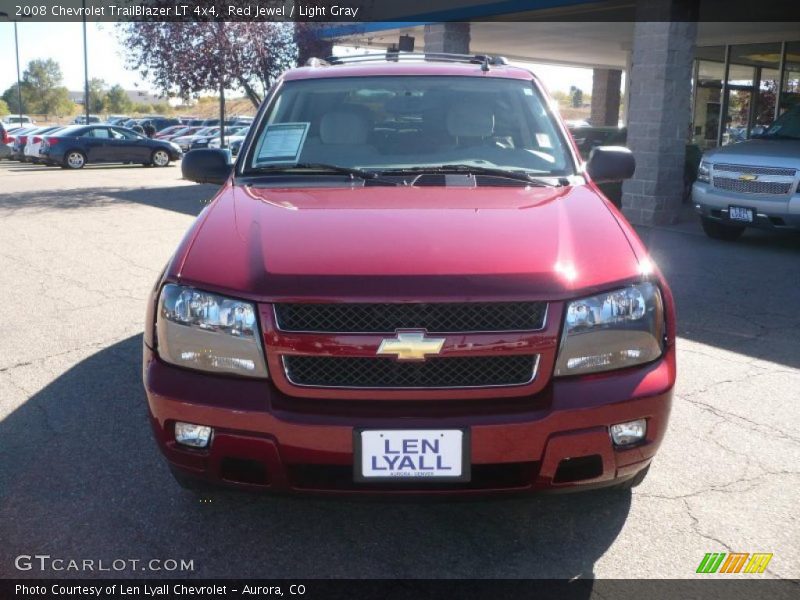 Red Jewel / Light Gray 2008 Chevrolet TrailBlazer LT 4x4