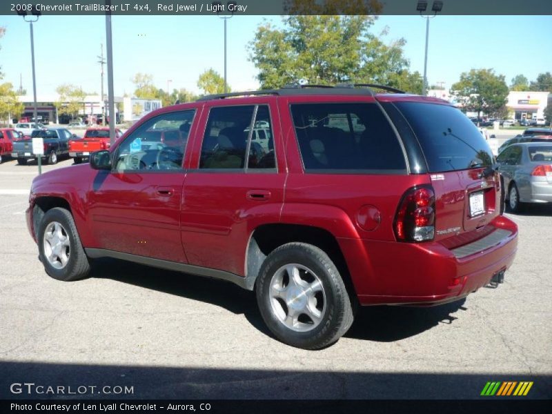 Red Jewel / Light Gray 2008 Chevrolet TrailBlazer LT 4x4