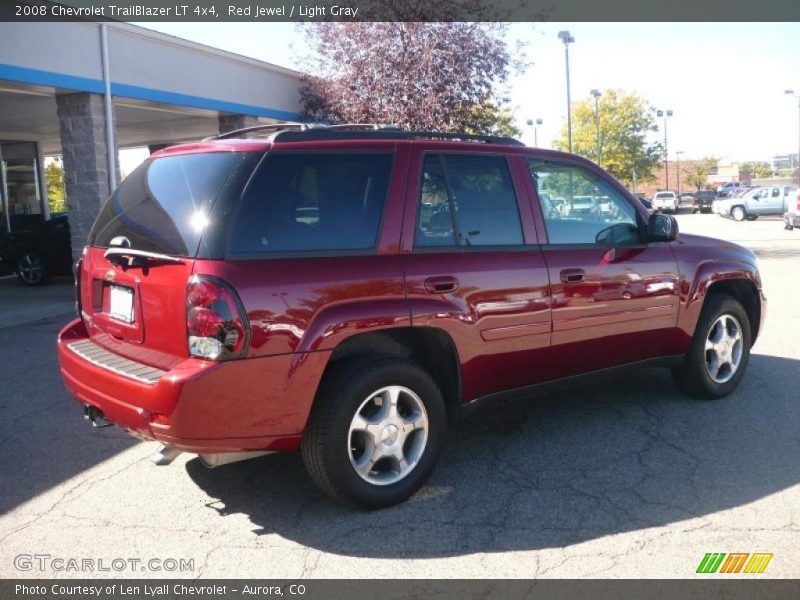 Red Jewel / Light Gray 2008 Chevrolet TrailBlazer LT 4x4