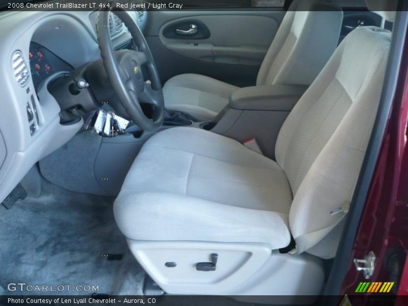 Red Jewel / Light Gray 2008 Chevrolet TrailBlazer LT 4x4