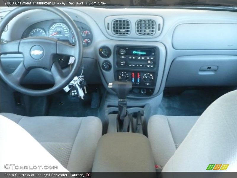 Red Jewel / Light Gray 2008 Chevrolet TrailBlazer LT 4x4