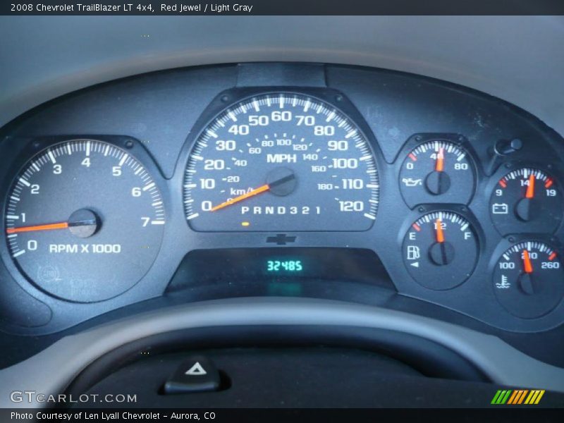 Red Jewel / Light Gray 2008 Chevrolet TrailBlazer LT 4x4