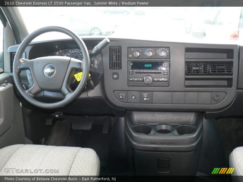 Dashboard of 2010 Express LT 3500 Passenger Van