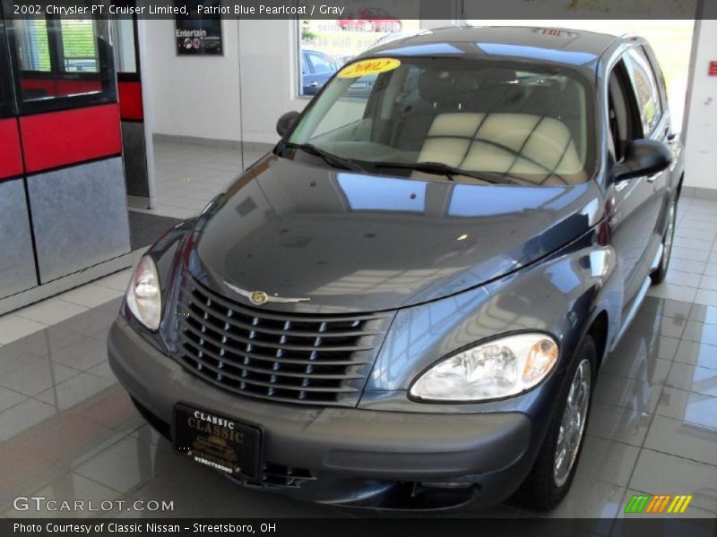 Patriot Blue Pearlcoat / Gray 2002 Chrysler PT Cruiser Limited