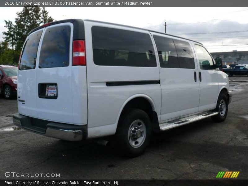 Summit White / Medium Pewter 2010 Chevrolet Express LT 3500 Passenger Van