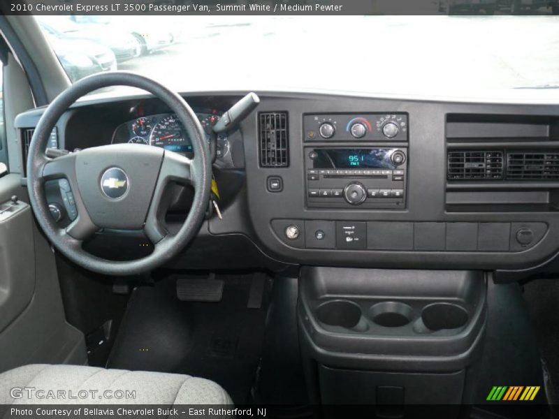 Dashboard of 2010 Express LT 3500 Passenger Van