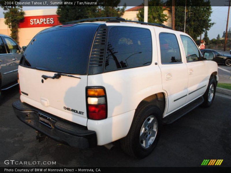 Summit White / Tan/Neutral 2004 Chevrolet Tahoe LT
