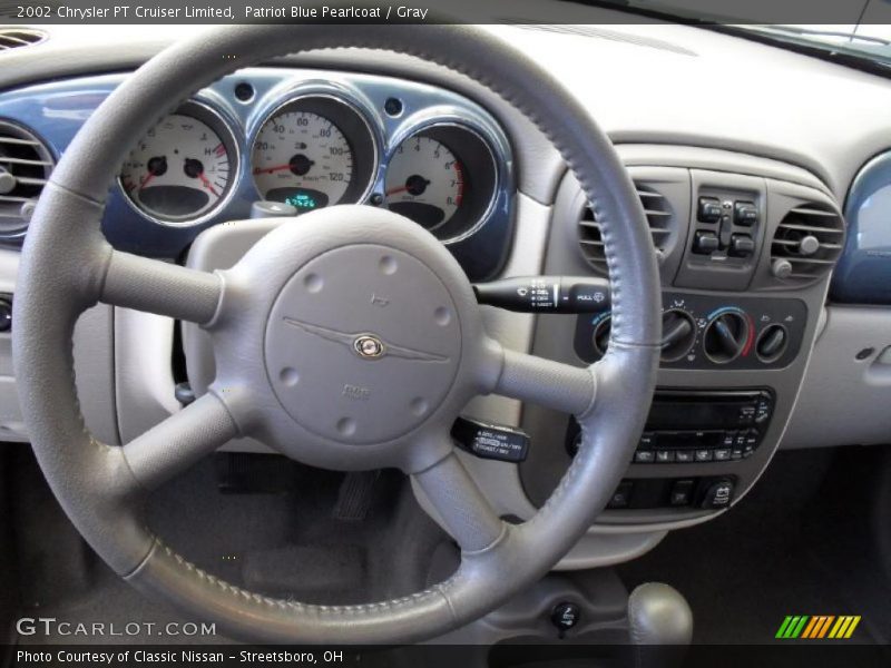Patriot Blue Pearlcoat / Gray 2002 Chrysler PT Cruiser Limited