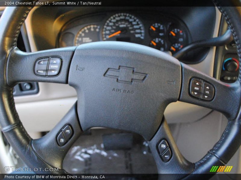 Summit White / Tan/Neutral 2004 Chevrolet Tahoe LT
