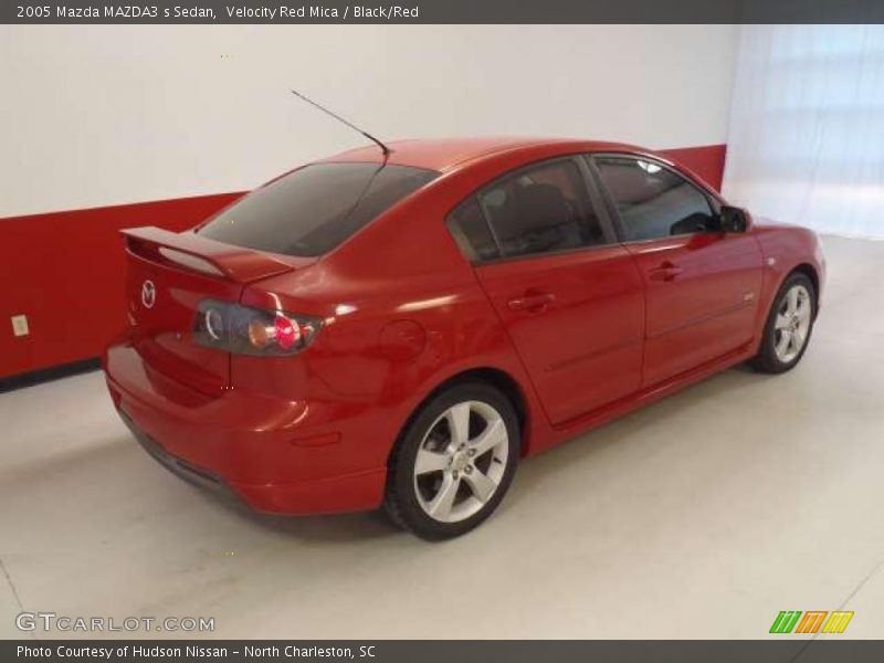 Velocity Red Mica / Black/Red 2005 Mazda MAZDA3 s Sedan