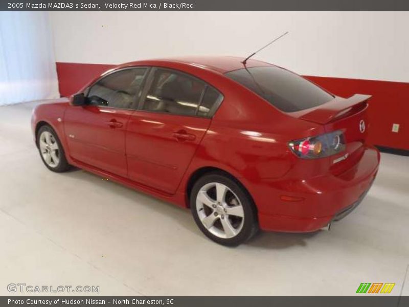 Velocity Red Mica / Black/Red 2005 Mazda MAZDA3 s Sedan