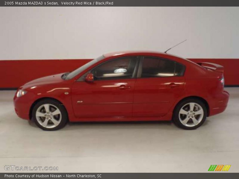 Velocity Red Mica / Black/Red 2005 Mazda MAZDA3 s Sedan