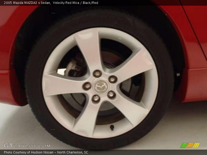 Velocity Red Mica / Black/Red 2005 Mazda MAZDA3 s Sedan