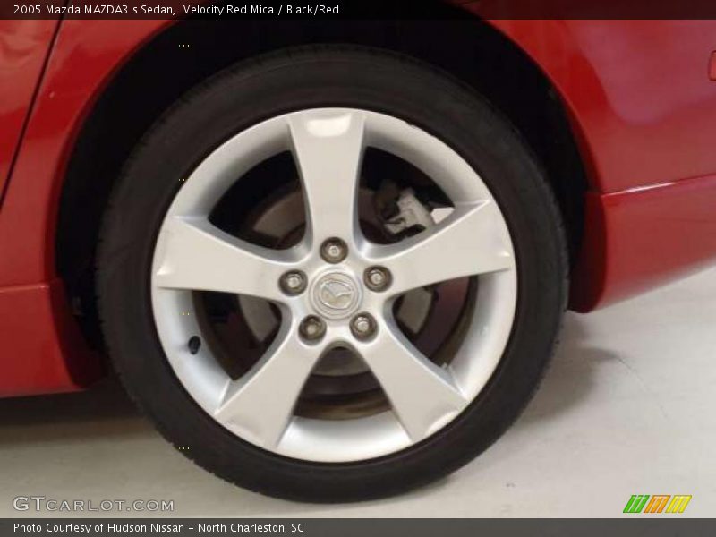 Velocity Red Mica / Black/Red 2005 Mazda MAZDA3 s Sedan