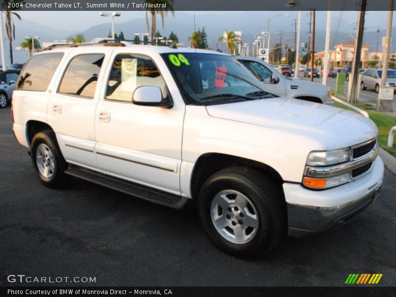 Summit White / Tan/Neutral 2004 Chevrolet Tahoe LT