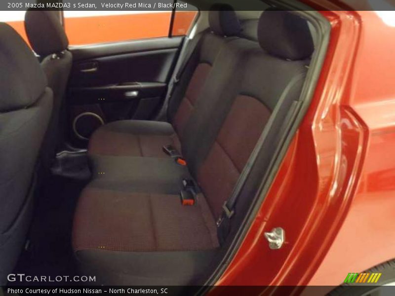 Velocity Red Mica / Black/Red 2005 Mazda MAZDA3 s Sedan