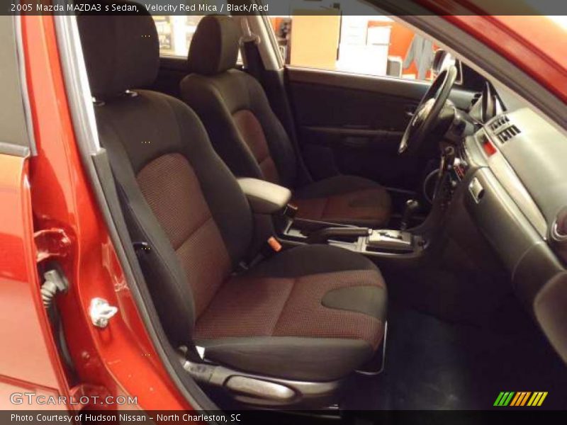 Velocity Red Mica / Black/Red 2005 Mazda MAZDA3 s Sedan