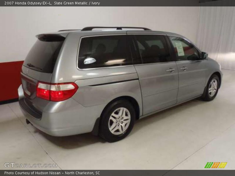 Slate Green Metallic / Ivory 2007 Honda Odyssey EX-L