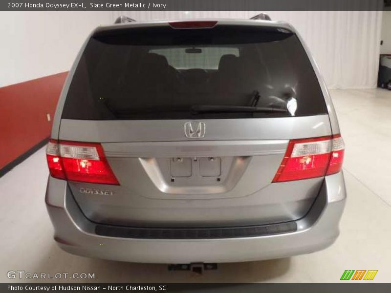Slate Green Metallic / Ivory 2007 Honda Odyssey EX-L