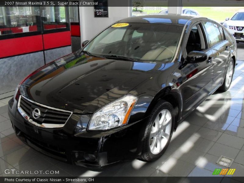 Super Black / Charcoal 2007 Nissan Maxima 3.5 SL