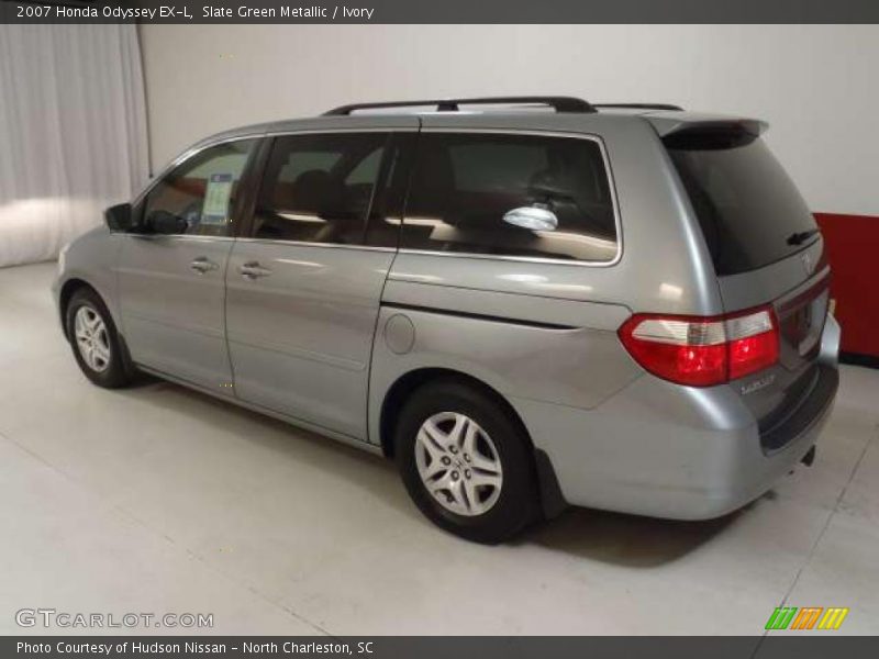 Slate Green Metallic / Ivory 2007 Honda Odyssey EX-L