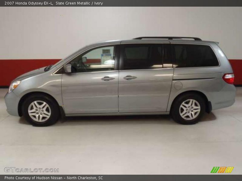 Slate Green Metallic / Ivory 2007 Honda Odyssey EX-L