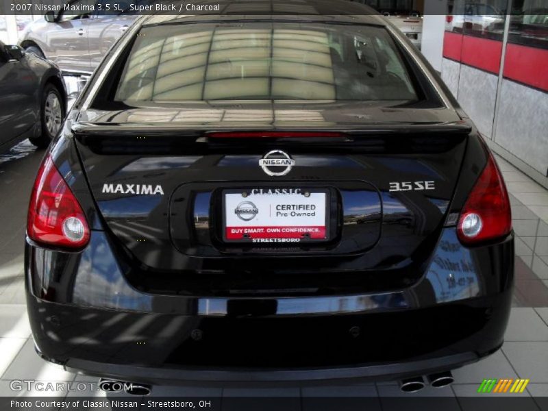 Super Black / Charcoal 2007 Nissan Maxima 3.5 SL