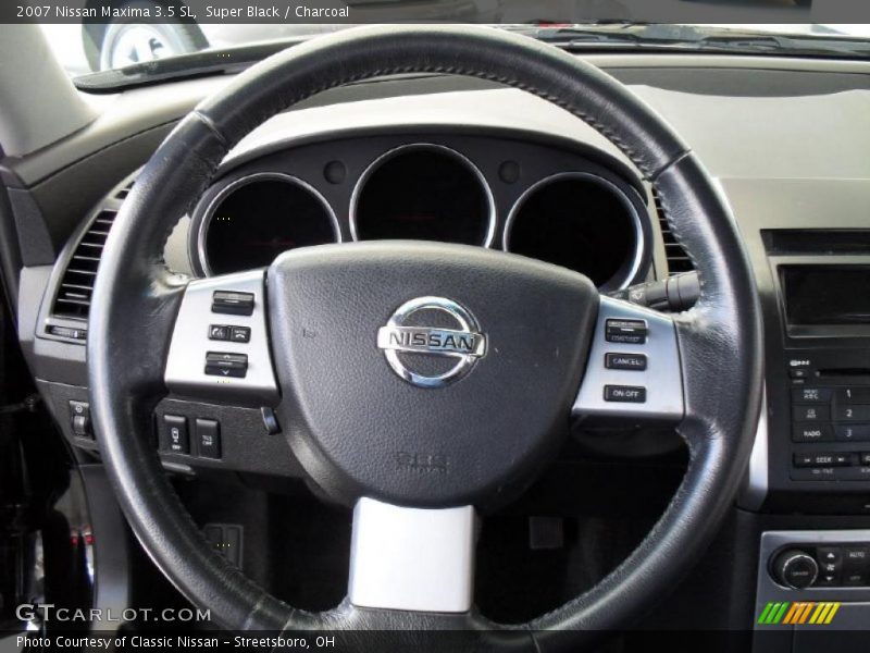 Super Black / Charcoal 2007 Nissan Maxima 3.5 SL