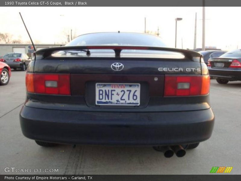 Black / Black 1993 Toyota Celica GT-S Coupe