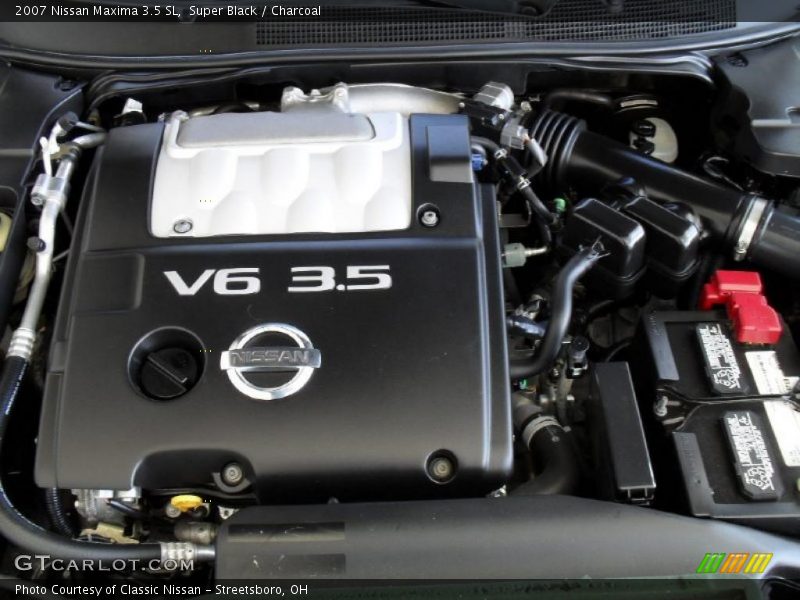Super Black / Charcoal 2007 Nissan Maxima 3.5 SL
