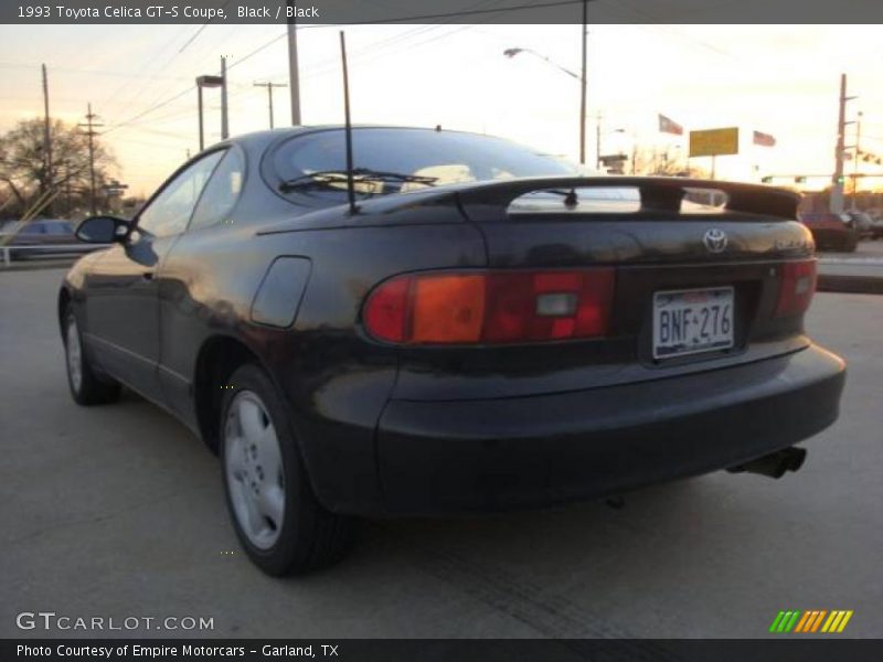 Black / Black 1993 Toyota Celica GT-S Coupe