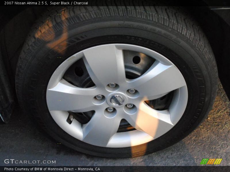 Super Black / Charcoal 2007 Nissan Altima 2.5 S