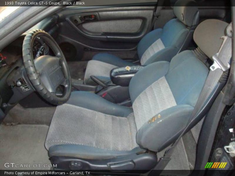 Black / Black 1993 Toyota Celica GT-S Coupe