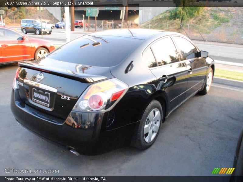 Super Black / Charcoal 2007 Nissan Altima 2.5 S