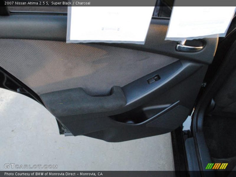 Super Black / Charcoal 2007 Nissan Altima 2.5 S