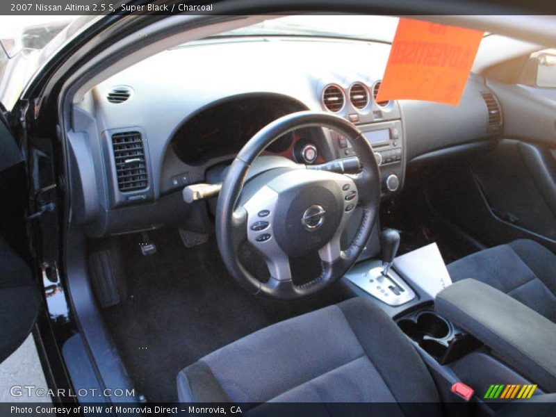 Super Black / Charcoal 2007 Nissan Altima 2.5 S