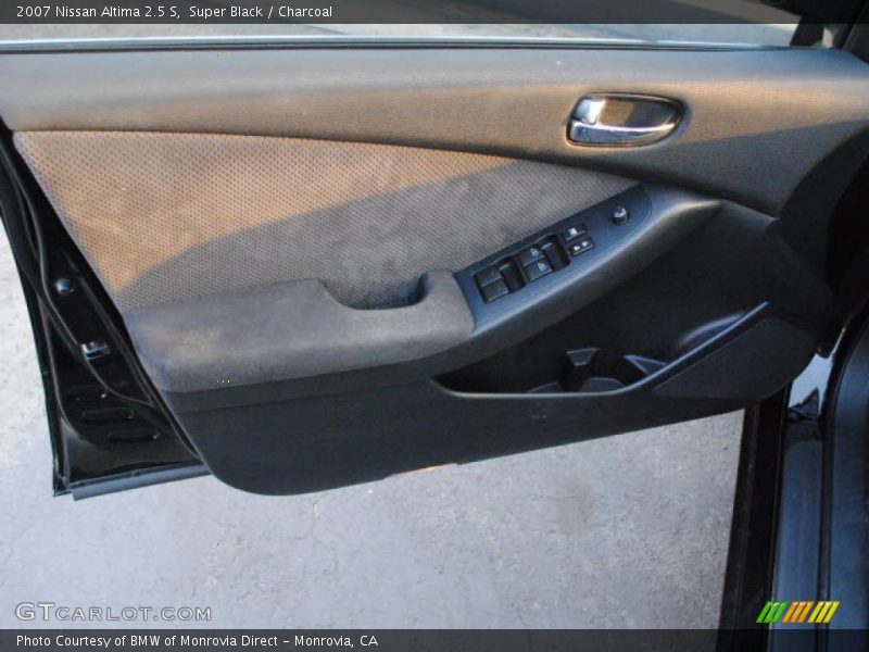 Super Black / Charcoal 2007 Nissan Altima 2.5 S