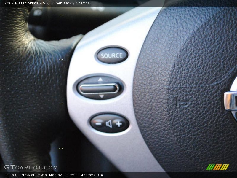 Super Black / Charcoal 2007 Nissan Altima 2.5 S