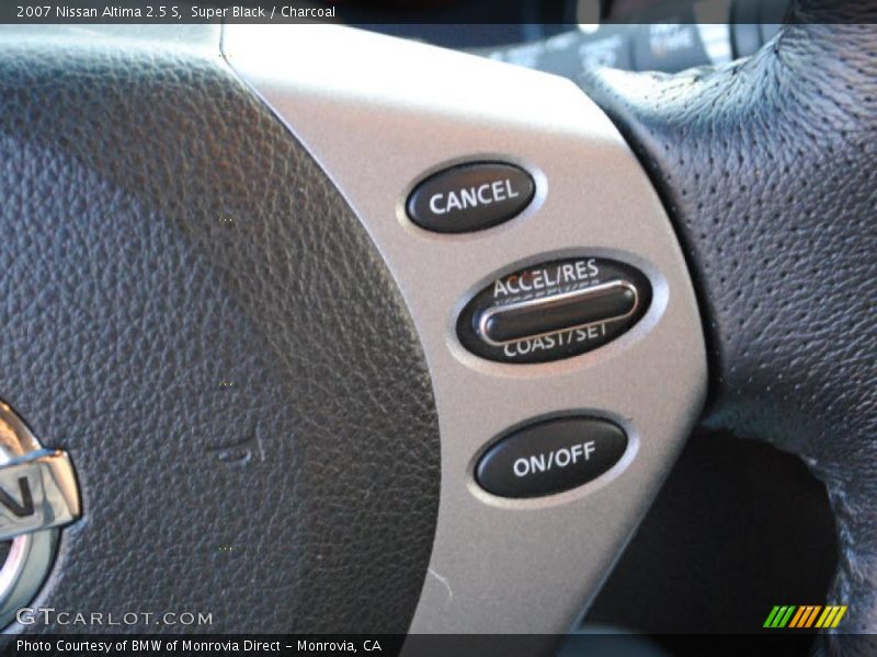 Super Black / Charcoal 2007 Nissan Altima 2.5 S